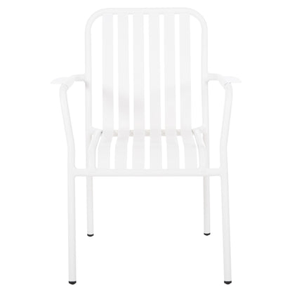 ALUMINUM ARMCHAIR RACHEL HM6088.02 WHITE 63x58x85Hcm.