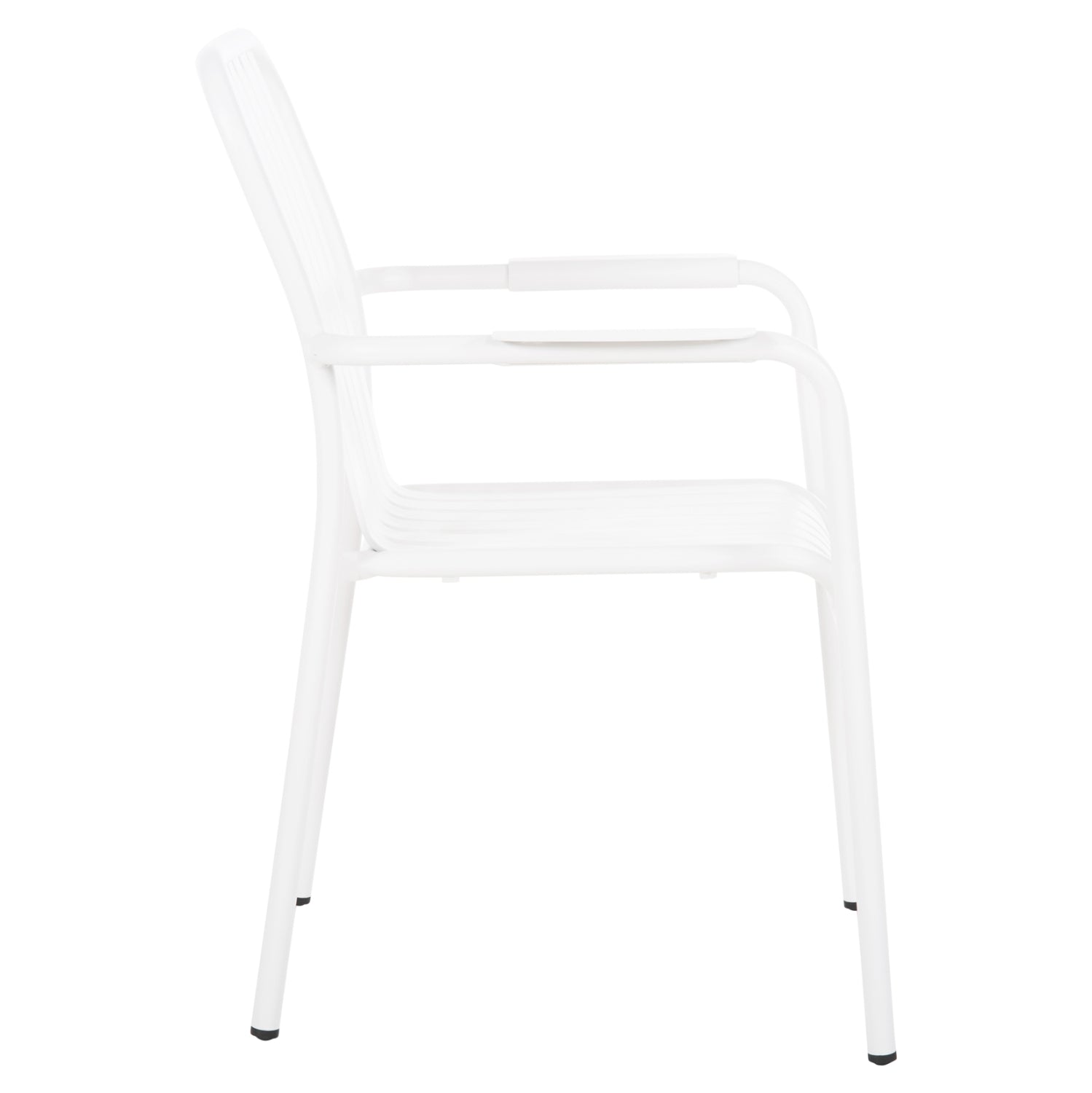 ALUMINUM ARMCHAIR RACHEL HM6088.02 WHITE 63x58x85Hcm.