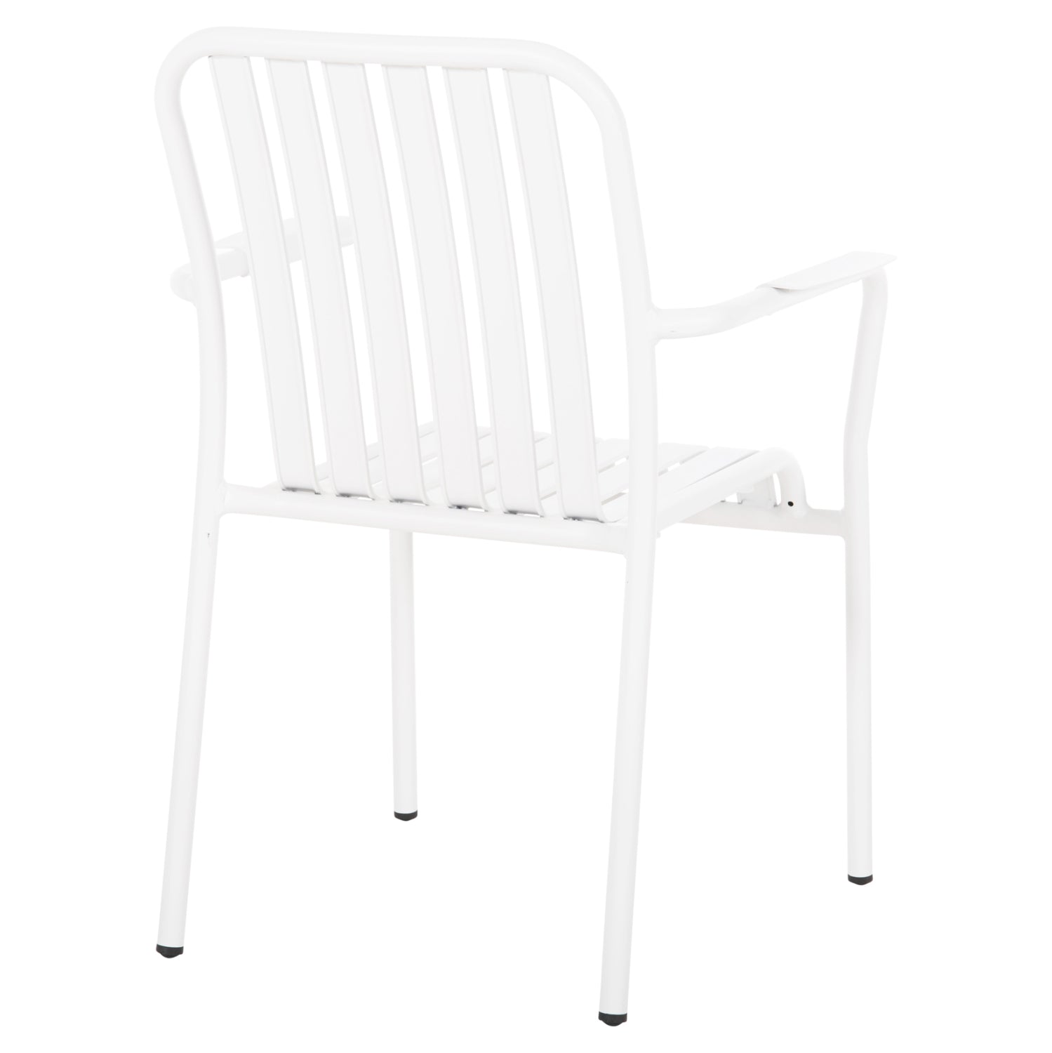 ALUMINUM ARMCHAIR RACHEL HM6088.02 WHITE 63x58x85Hcm.