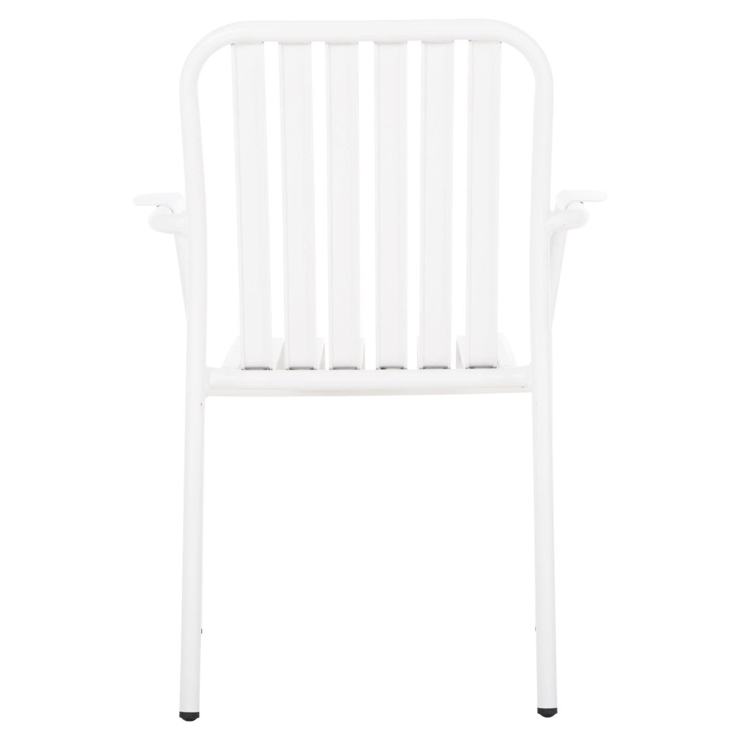 ALUMINUM ARMCHAIR RACHEL HM6088.02 WHITE 63x58x85Hcm.