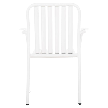 ALUMINUM ARMCHAIR RACHEL HM6088.02 WHITE 63x58x85Hcm.