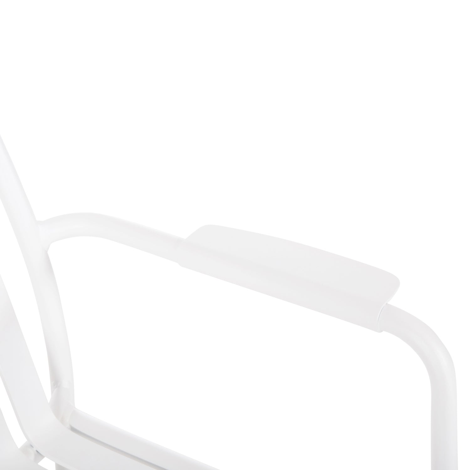 ALUMINUM ARMCHAIR RACHEL HM6088.02 WHITE 63x58x85Hcm.