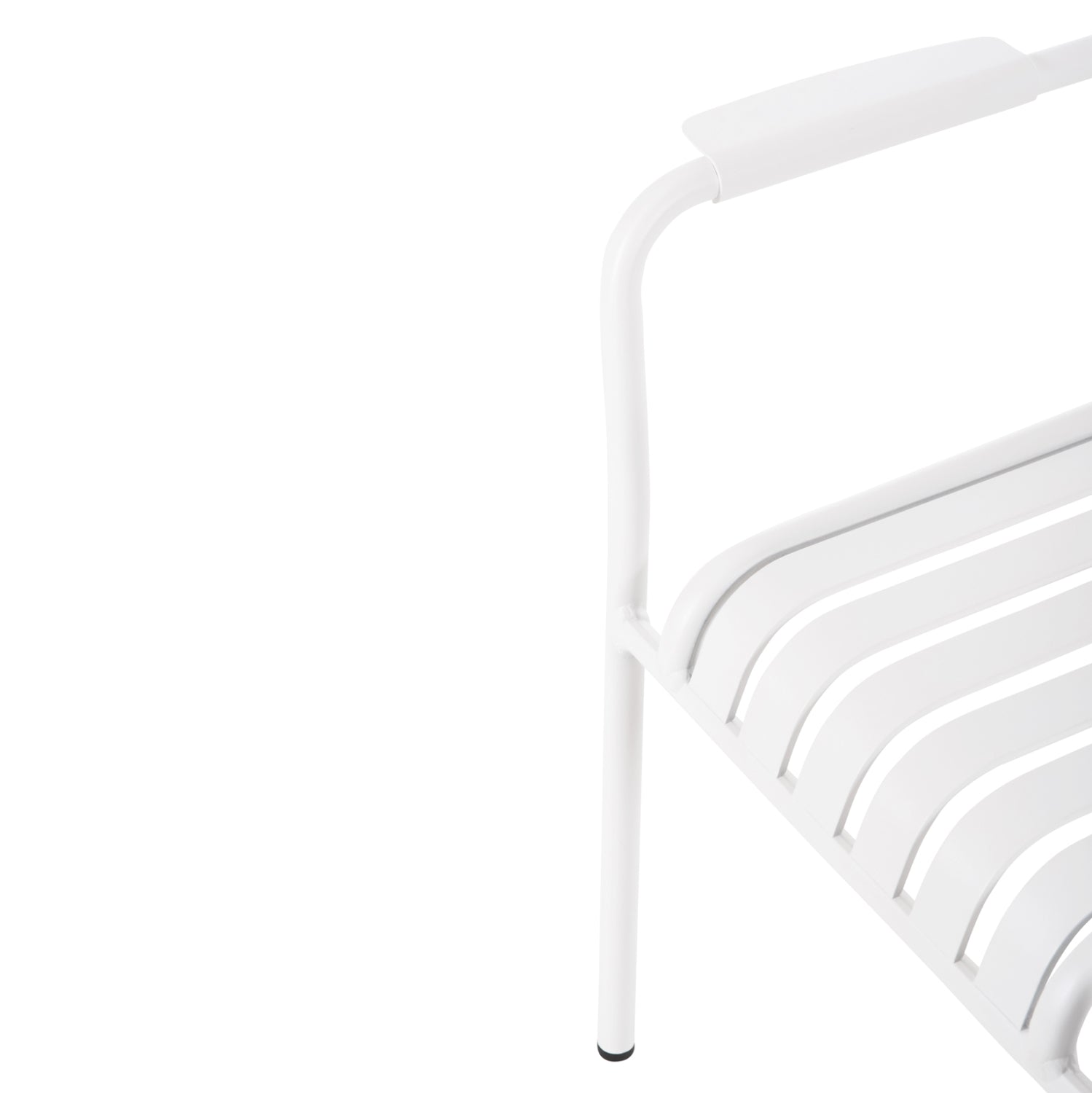 ALUMINUM ARMCHAIR RACHEL HM6088.02 WHITE 63x58x85Hcm.