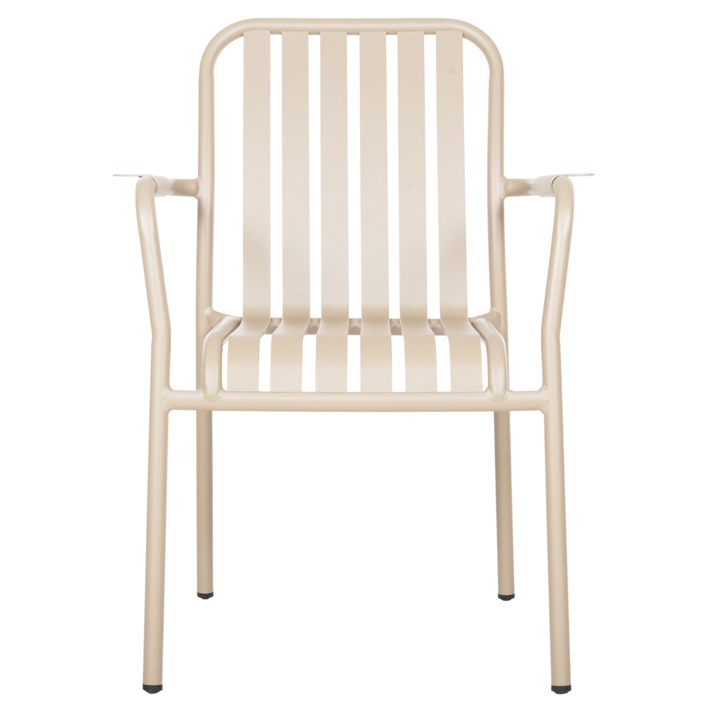 ALUMINUM ARMCHAIR RACHEL HM6088.04 CHAMPAGNE COLOR 63x58x85Hcm.