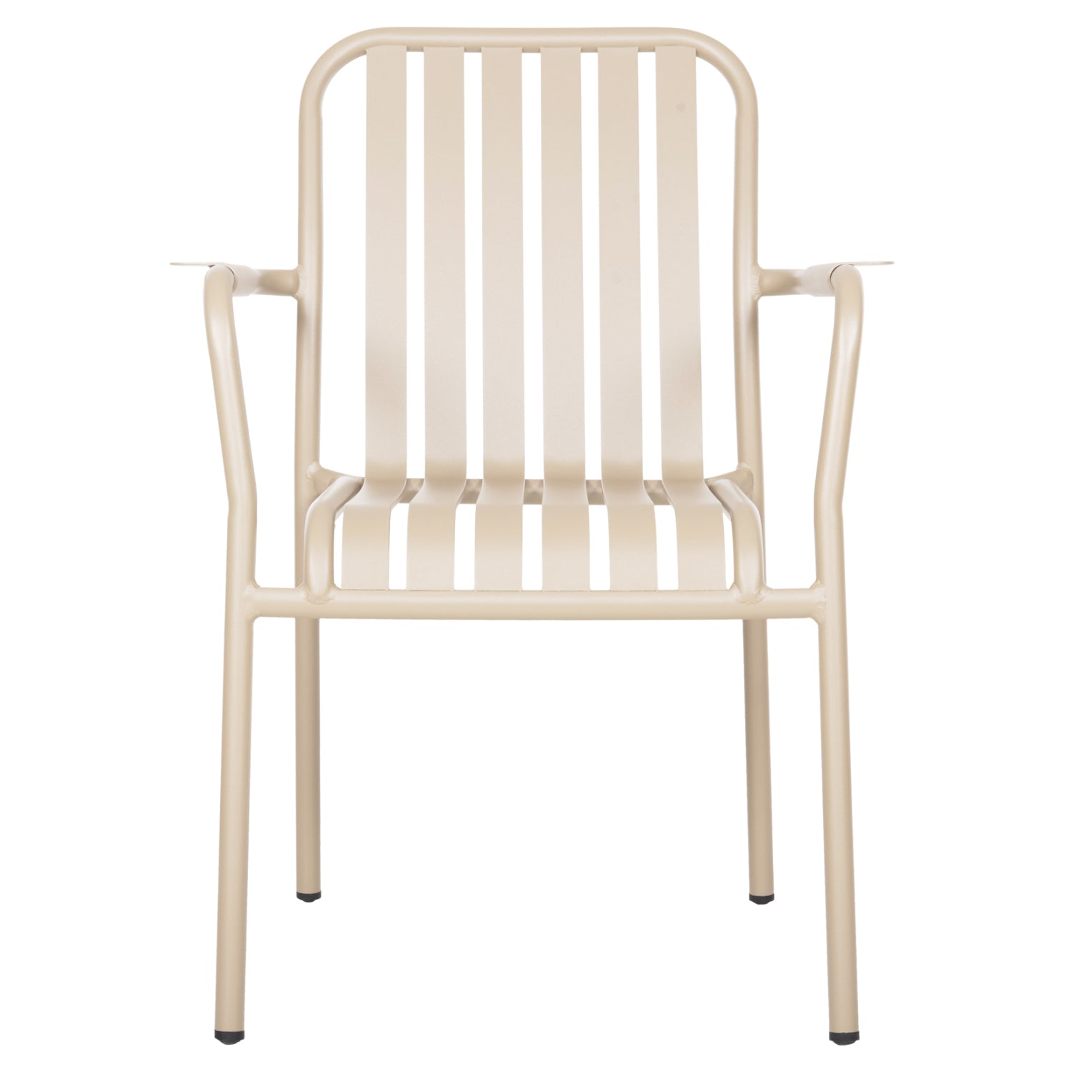 ALUMINUM ARMCHAIR RACHEL HM6088.04 CHAMPAGNE COLOR 63x58x85Hcm.