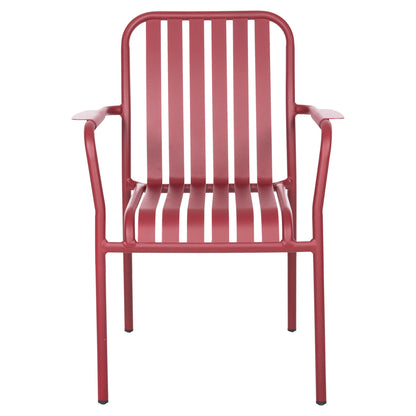 ALUMINUM ARMCHAIR RACHEL HM6088.05 RED 63x58x85Hcm.
