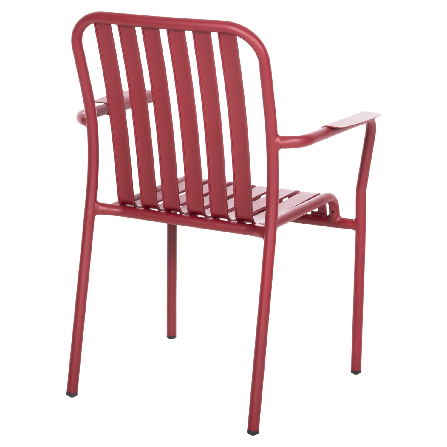 ALUMINUM ARMCHAIR RACHEL HM6088.05 RED 63x58x85Hcm.