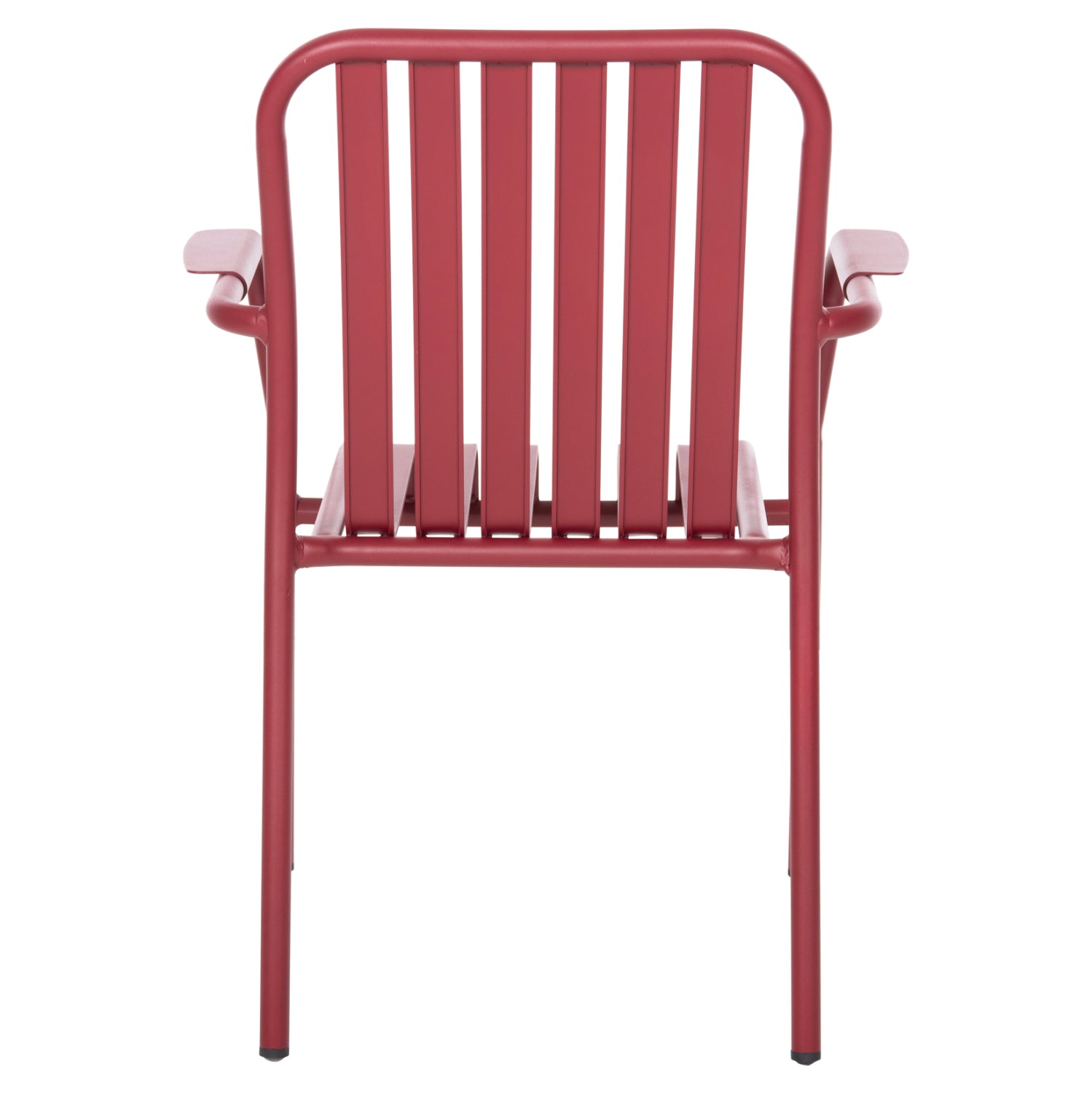 ALUMINUM ARMCHAIR RACHEL HM6088.05 RED 63x58x85Hcm.