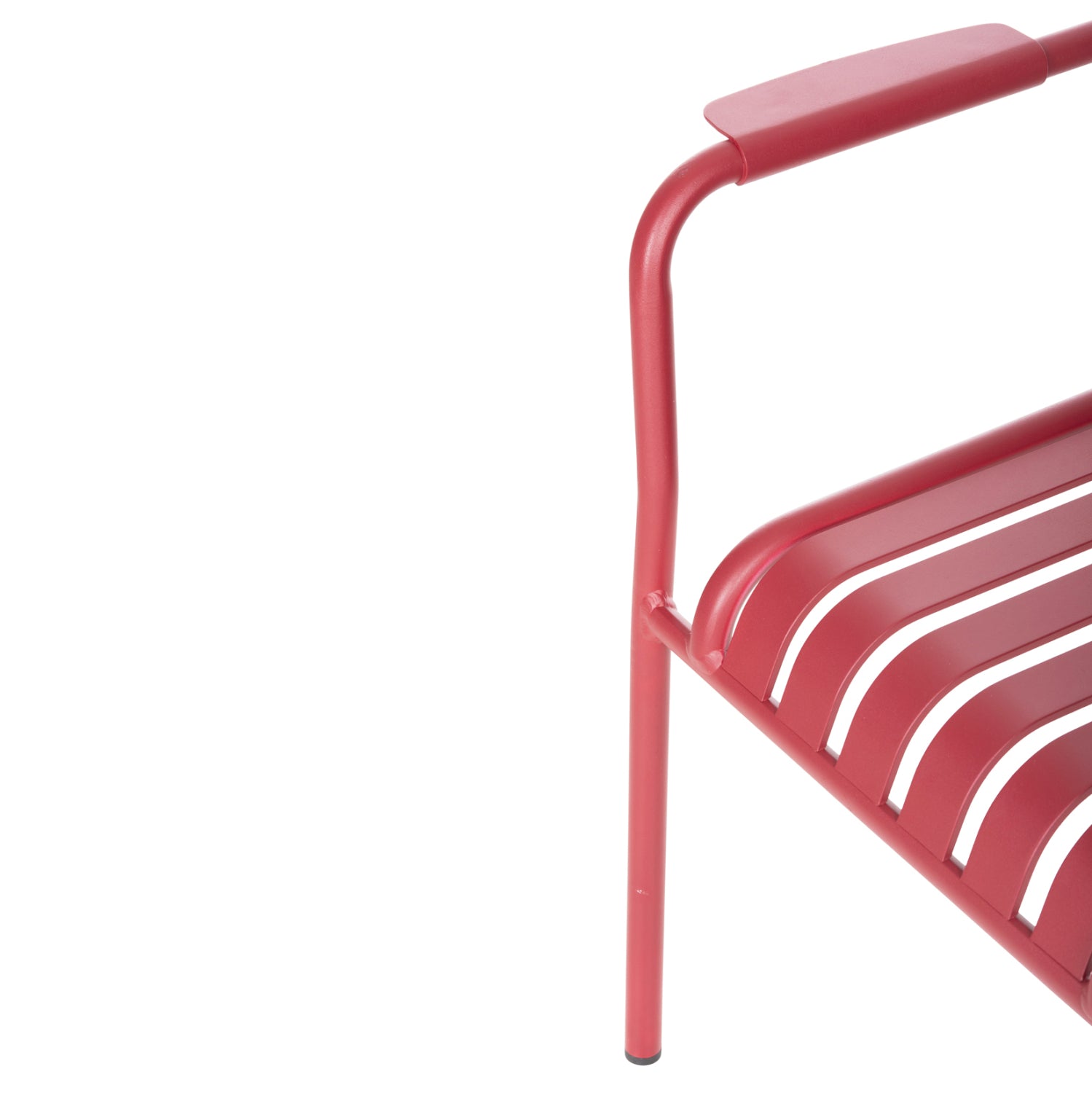 ALUMINUM ARMCHAIR RACHEL HM6088.05 RED 63x58x85Hcm.