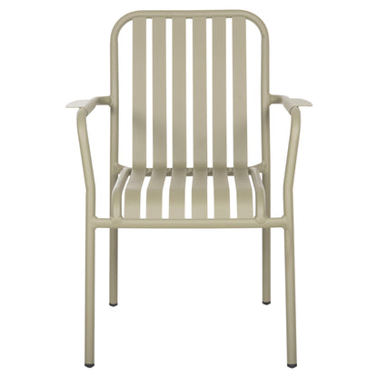 ALUMINUM ARMCHAIR RACHEL HM6088.07 DARK OLIVE 63x58x85Hcm.