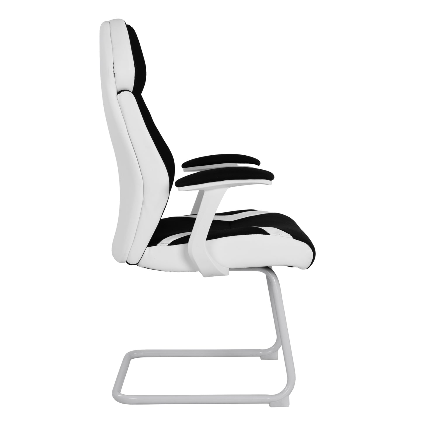 Conferenece office chair HM1102.02 in black and white color 66,5x63x108cm