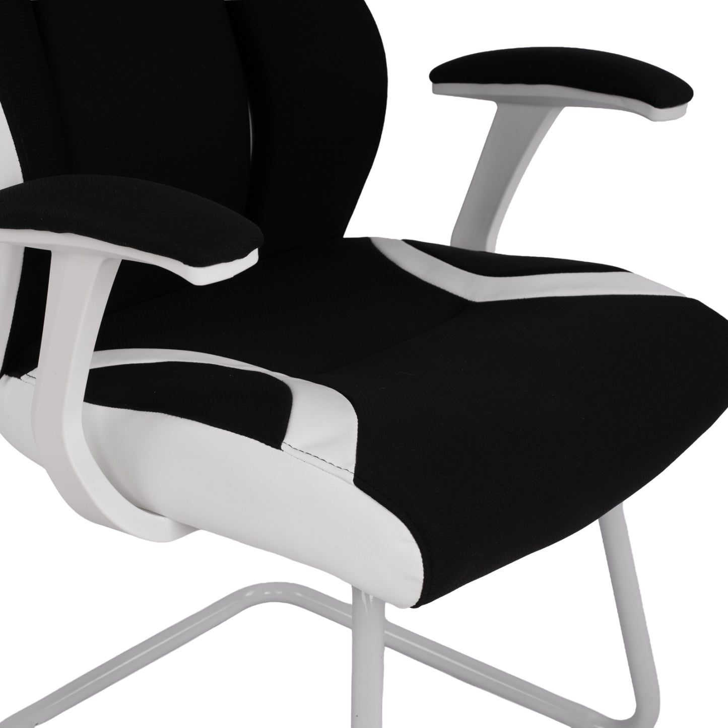 Conferenece office chair HM1102.02 in black and white color 66,5x63x108cm