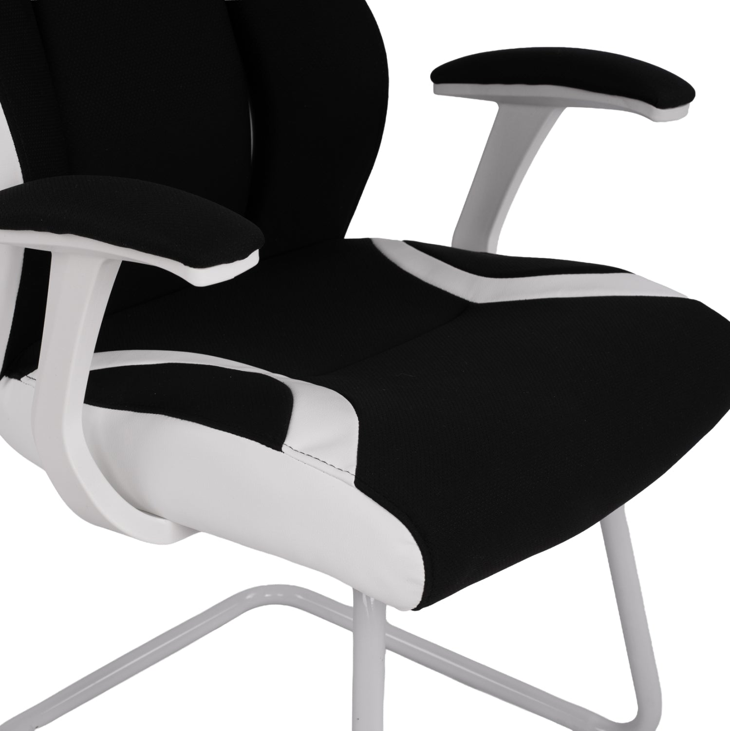 Conferenece office chair HM1102.02 in black and white color 66,5x63x108cm