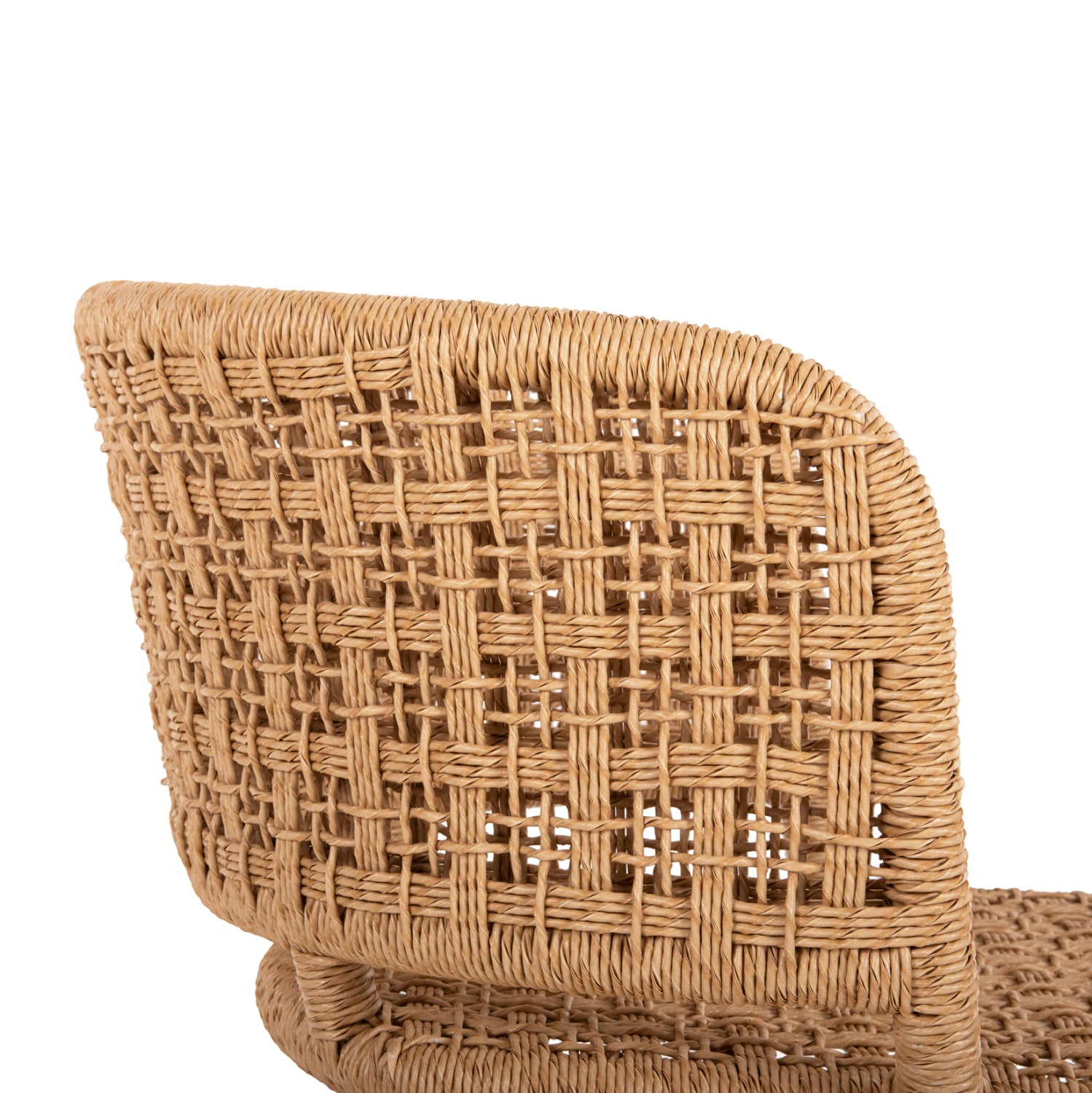 ARMCHAIR INDOORS FARLEY HM9827 TEAK WOOD-SYNTHETIC ROPE-NATURAL COLOR 58x59x72Hcm.