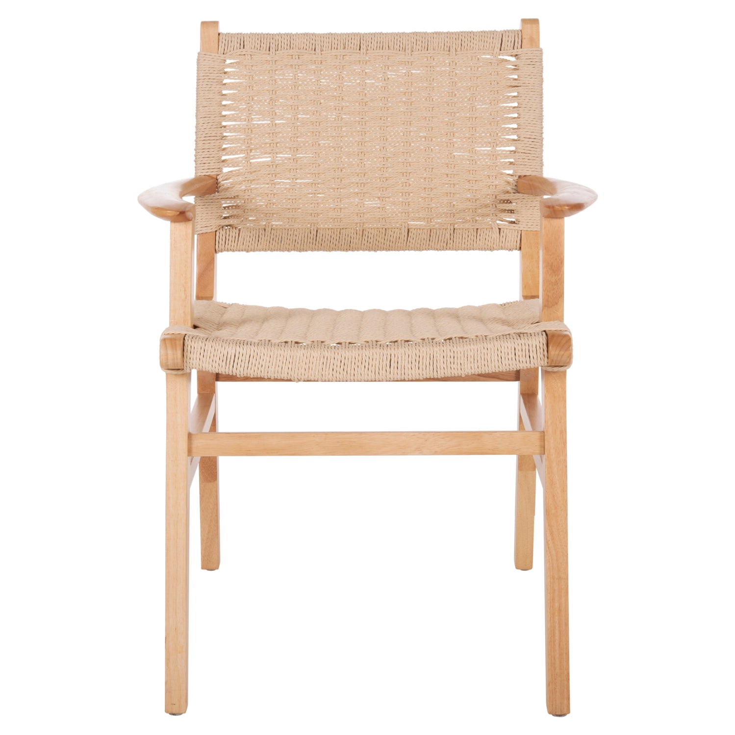 ARMCHAIR HM9331.01 IGNACIO INDOORS RUBBERWOOD ROPE SEAT 61x56x83Η