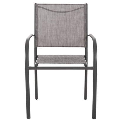 OUTDOOR ARMCHAIR REDAN HM5976.01 GREY METAL-GREY TEXTILENE 56x60x88Hcm.