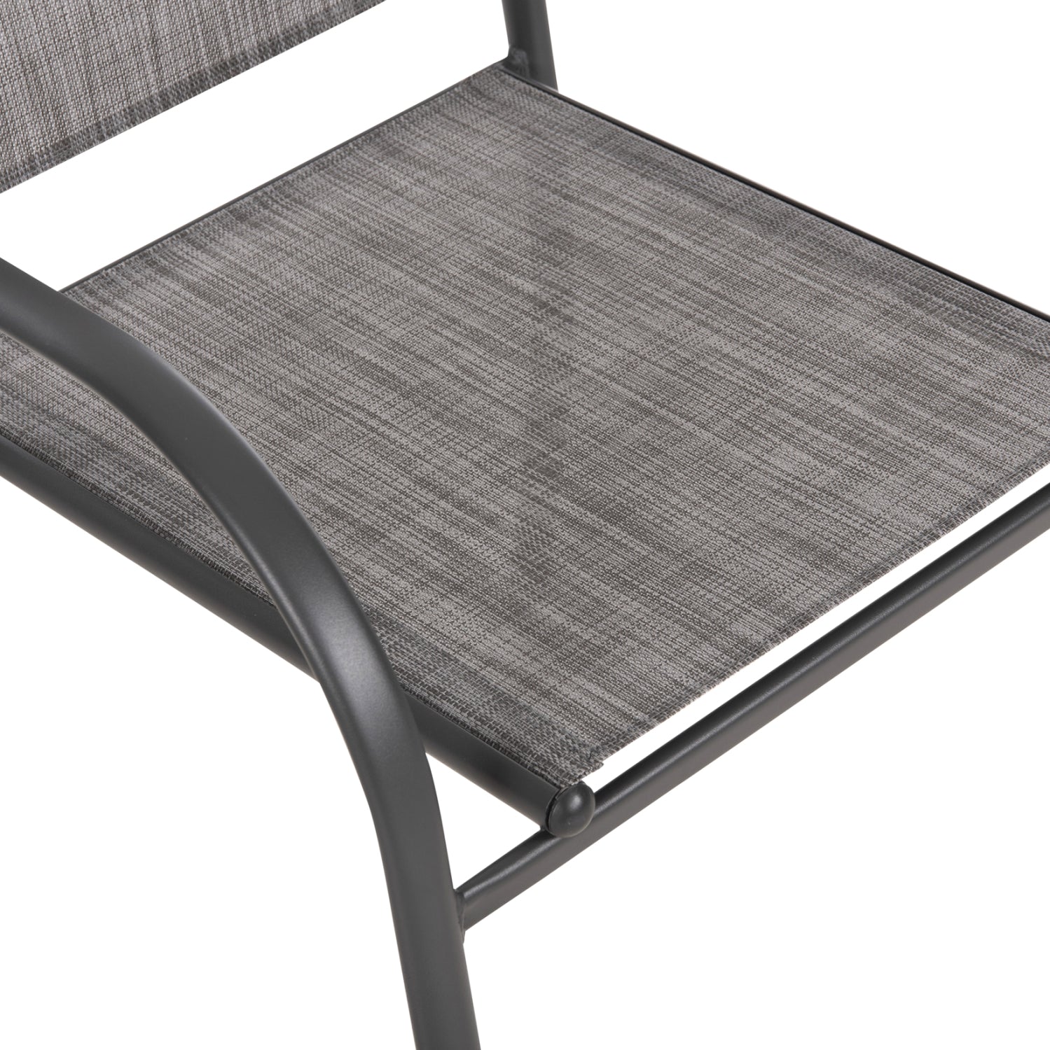OUTDOOR ARMCHAIR REDAN HM5976.01 GREY METAL-GREY TEXTILENE 56x60x88Hcm.