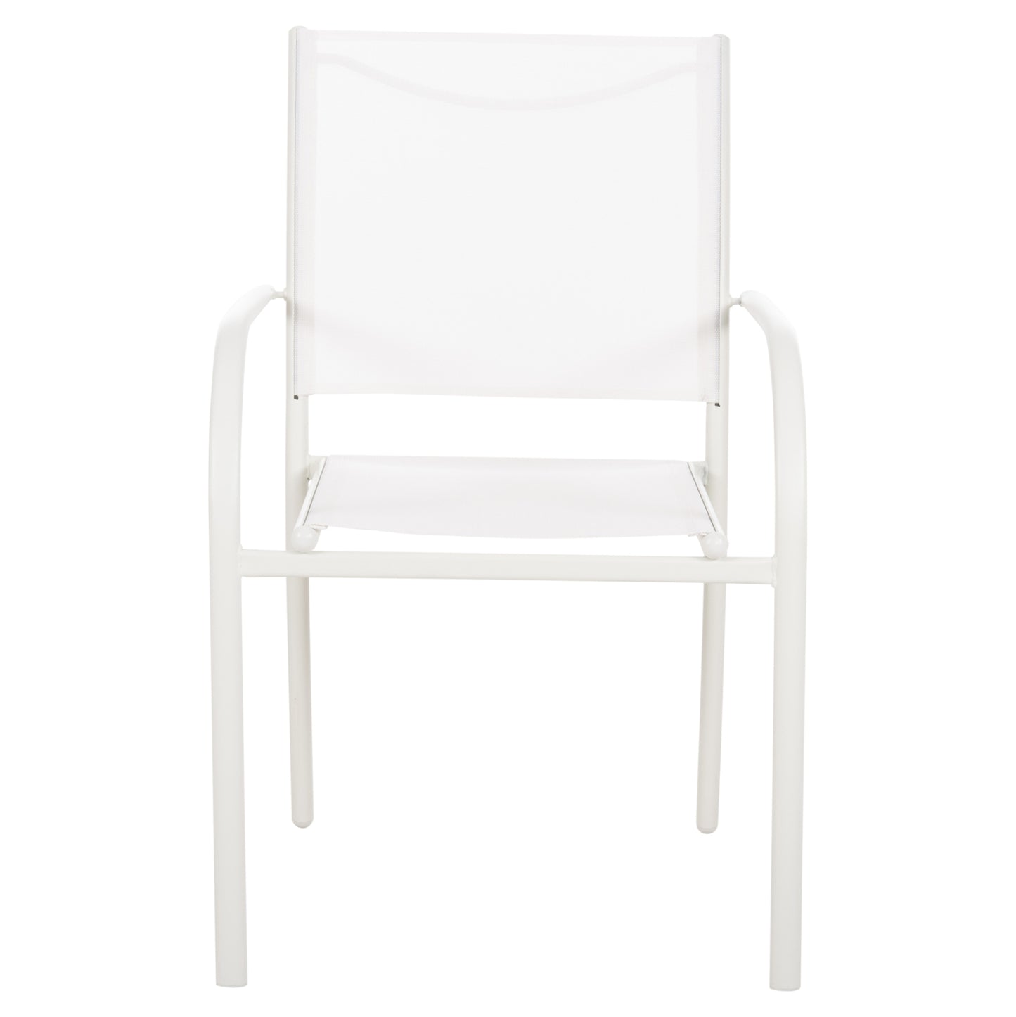 OUTDOOR ARMCHAIR REDAN HM5976.02 WHITE METAL-WHITE TEXTILENE 56x60x88Hcm.