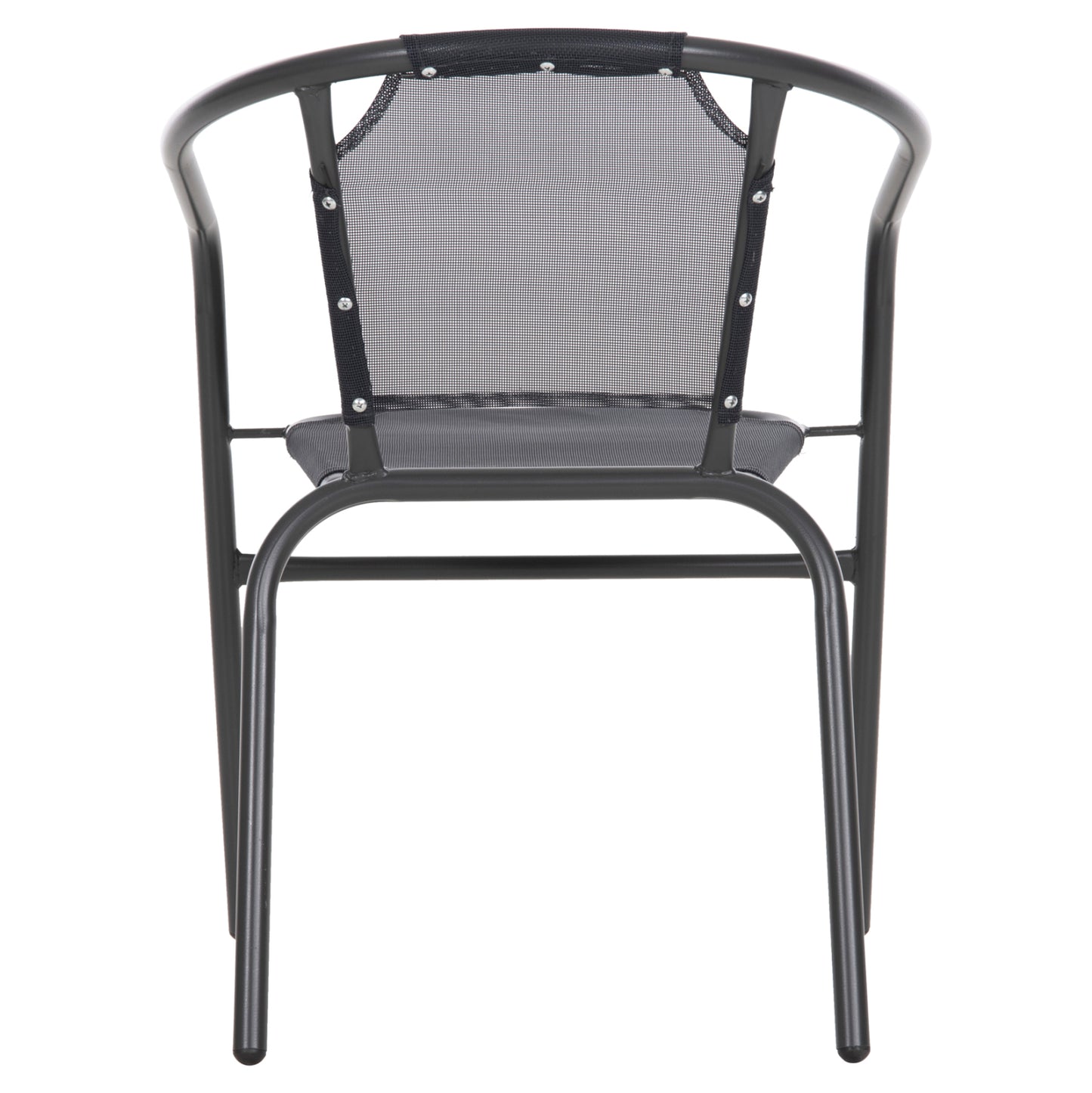 ARMCHAIR OUTDOOR LEDAN HM5977.01 METAL & TEXTILENE IN GREY 55x58x72Hcm.