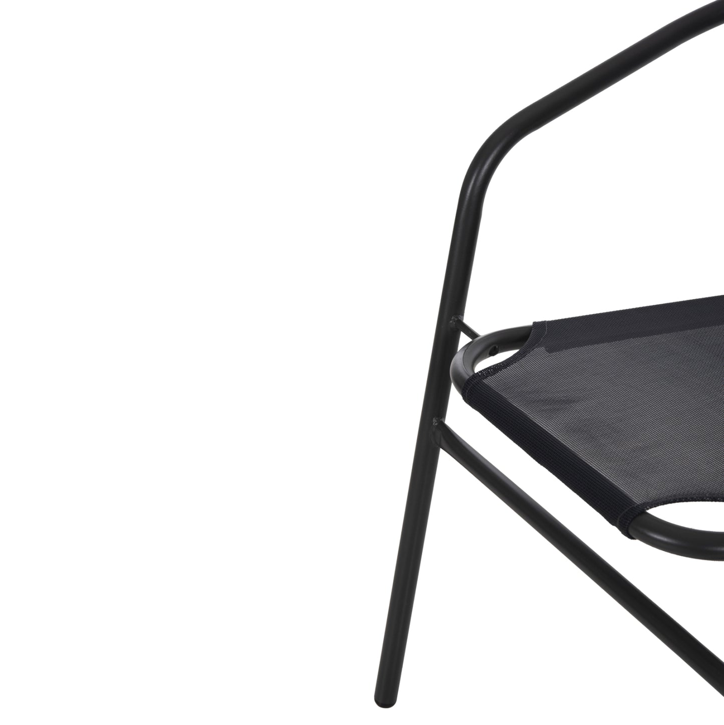 ARMCHAIR OUTDOOR LEDAN HM5977.01 METAL & TEXTILENE IN GREY 55x58x72Hcm.