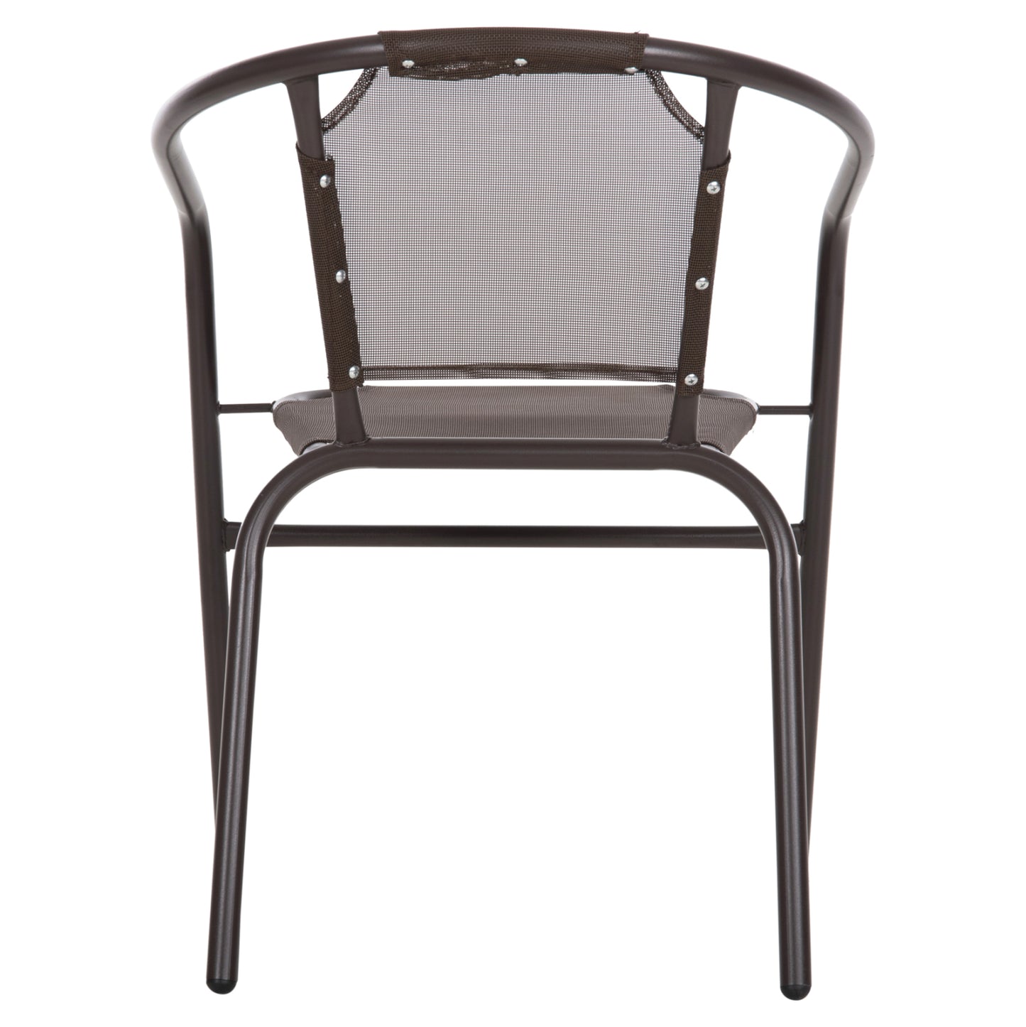 ARMCHAIR OUTDOOR LEDAN HM5977.02 METAL & TEXTILENE IN BROWN 55x58x72Hcm.