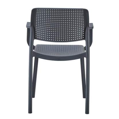 ARMCHAIR OUTDOOR COMFEE HM6102.03 POLYPROPYLENE IN GREY 54x57x83Hcm.
