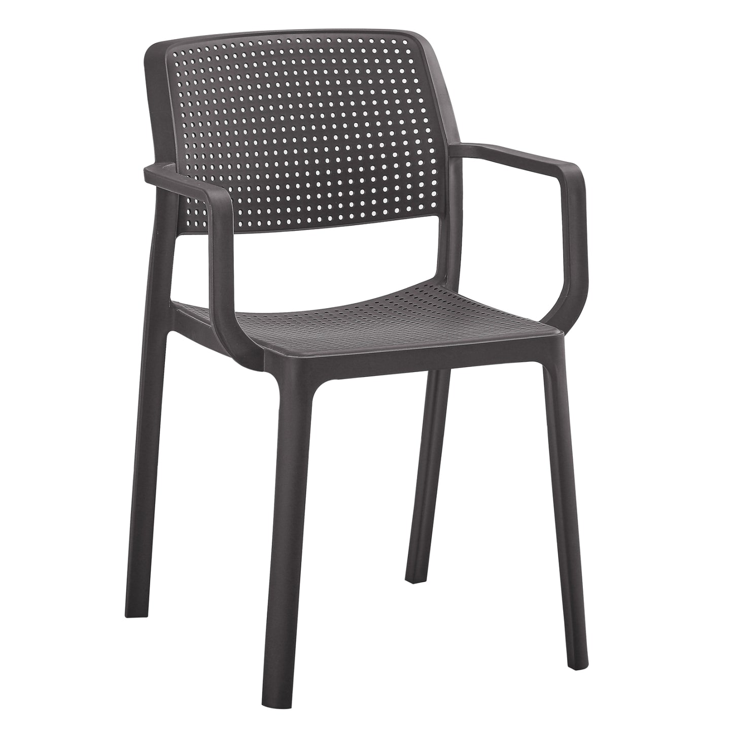 ARMCHAIR OUTDOOR COMFEE HM6102.09 POLYPROPYLENE IN BROWN 54x57x83Hcm.