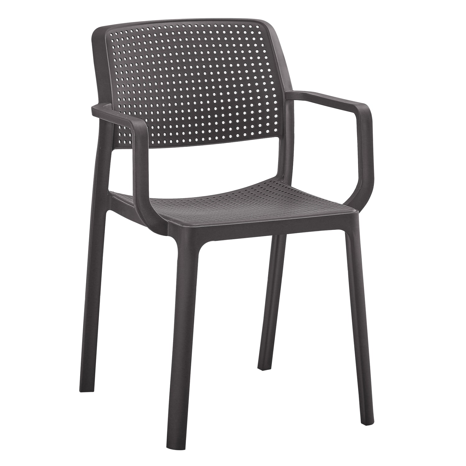 ARMCHAIR OUTDOOR COMFEE HM6102.09 POLYPROPYLENE IN BROWN 54x57x83Hcm.