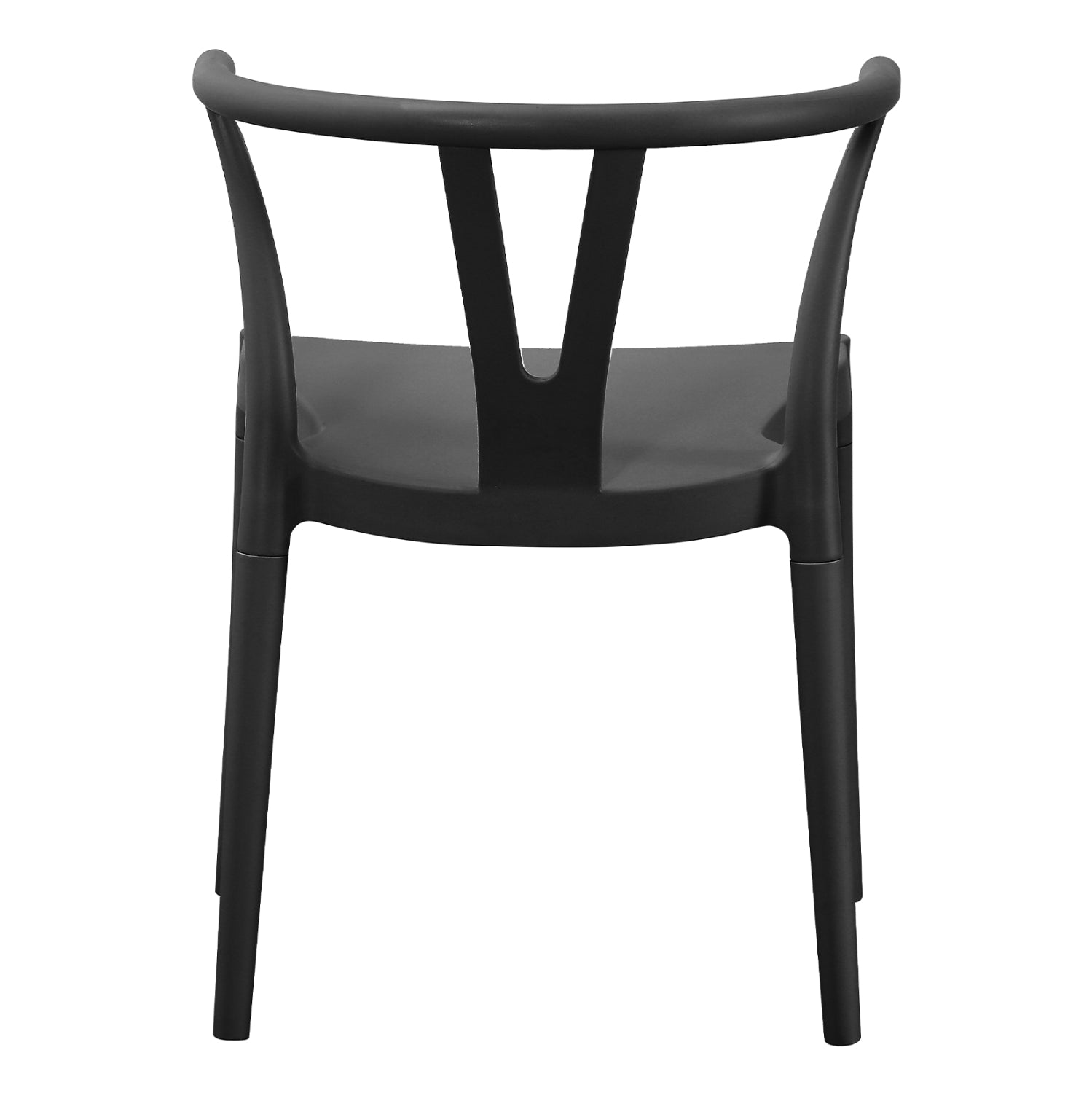 OUTDOOR DINING CHAIR BRAVE HM6625.02 POLPYPROPYLENE IN BLACK 47x42x84.5Hcm