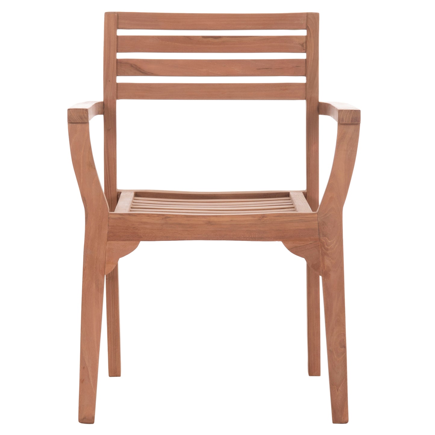 OUTDOOR DINING CHAIR ERMIONI HM18129 TEAK WOOD--NATURAL COLOR 60x59x84Hcm.