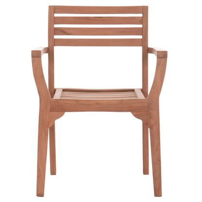 OUTDOOR DINING CHAIR ERMIONI HM18129 TEAK WOOD--NATURAL COLOR 60x59x84Hcm.