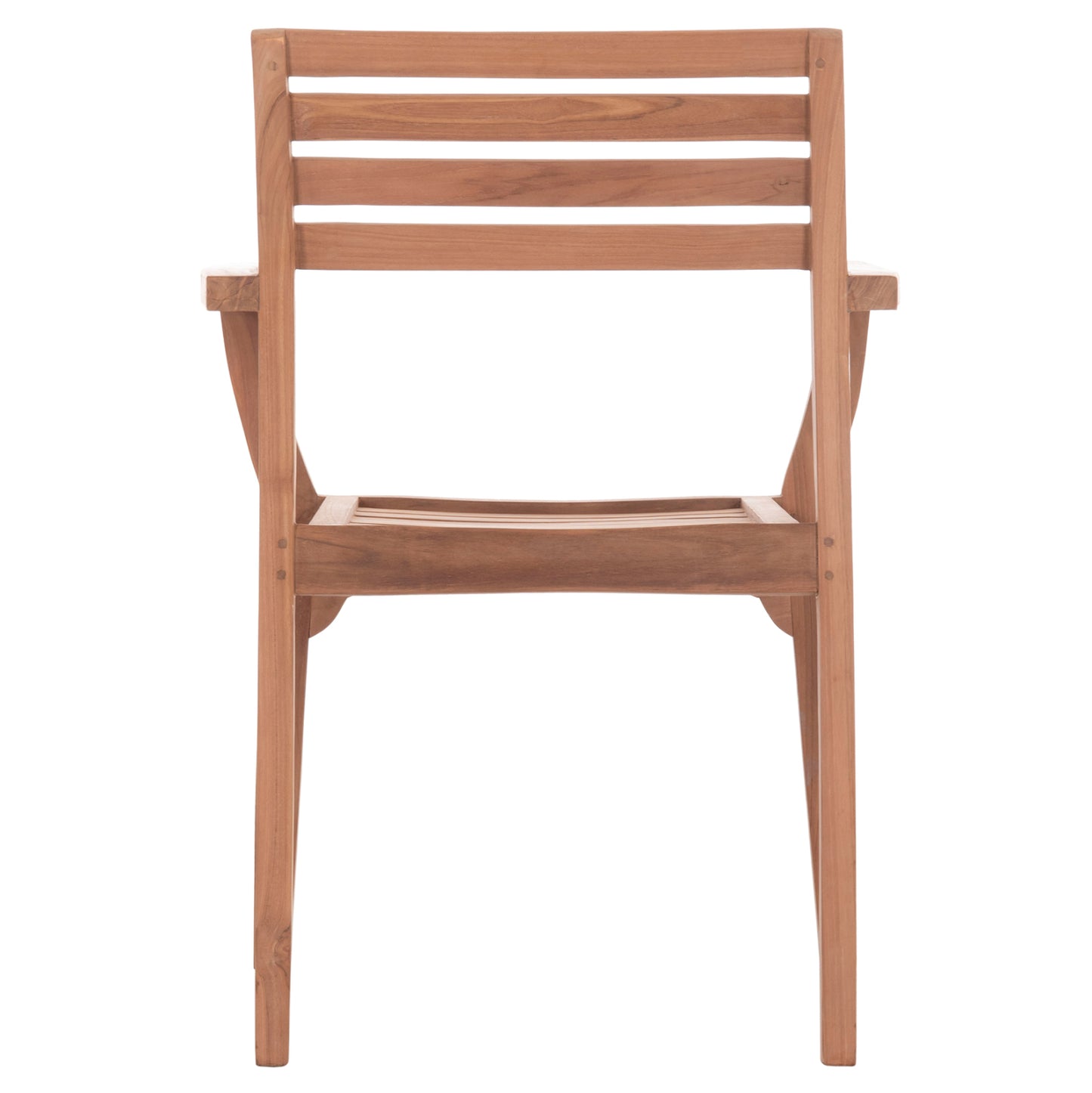 OUTDOOR DINING CHAIR ERMIONI HM18129 TEAK WOOD--NATURAL COLOR 60x59x84Hcm.