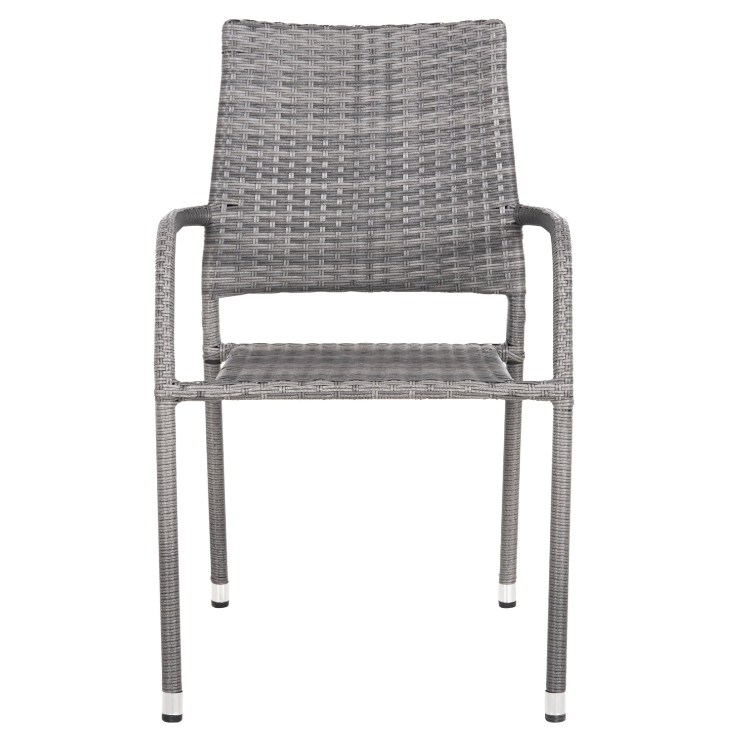 ARMCHAIR OUTDOOR MORNER HM6074.02 METAL-GREY WICKER 55x58x87H.