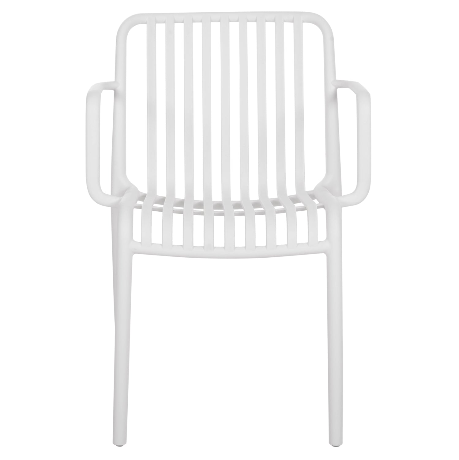 ARMCHAIR OUTDOOR CONVEE HM6105.01 POLYPROPYLENE IN WHITE 55x56x79H cm.