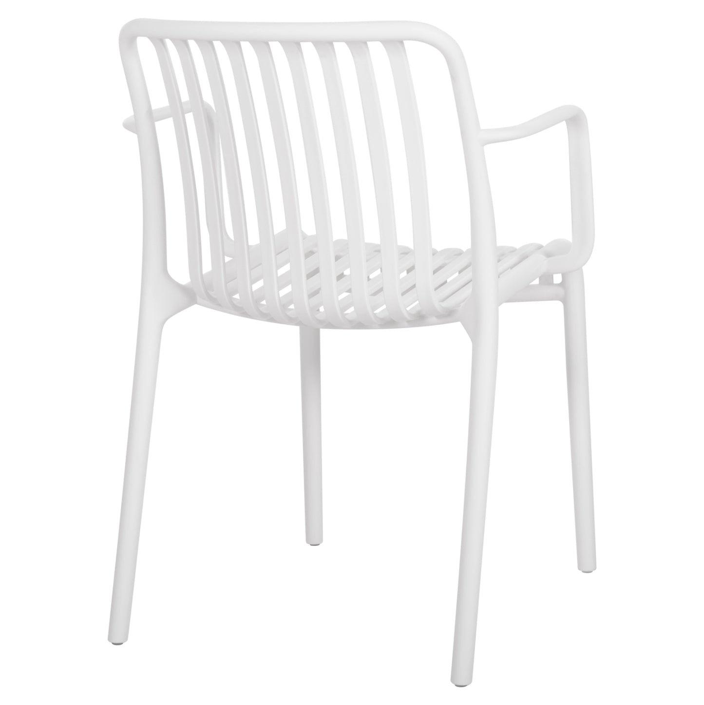ARMCHAIR OUTDOOR CONVEE HM6105.01 POLYPROPYLENE IN WHITE 55x56x79H cm.