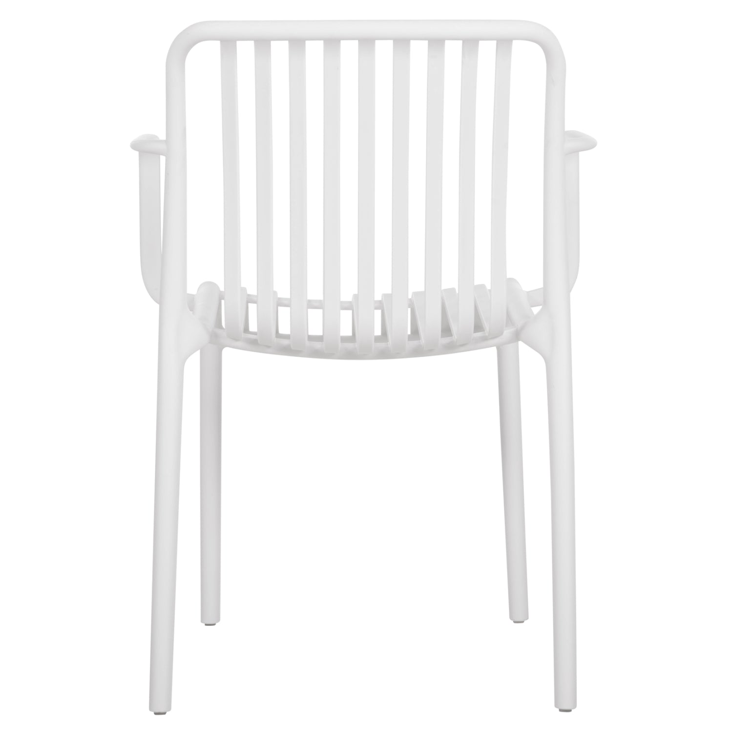 ARMCHAIR OUTDOOR CONVEE HM6105.01 POLYPROPYLENE IN WHITE 55x56x79H cm.