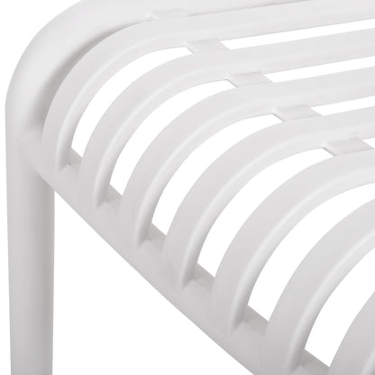 ARMCHAIR OUTDOOR CONVEE HM6105.01 POLYPROPYLENE IN WHITE 55x56x79H cm.