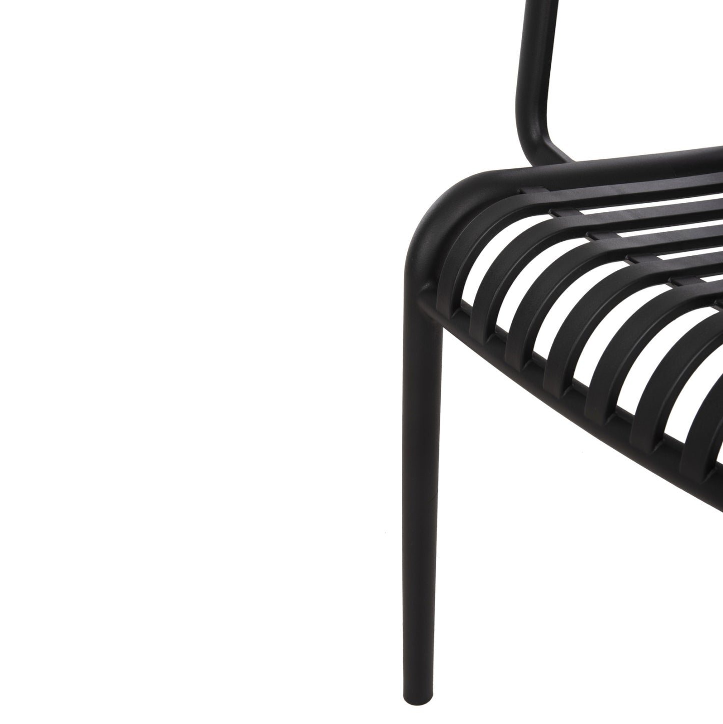 ARMCHAIR OUTDOOR CONVEE HM6105.02 POLYPROPYLENE IN BLACK 55x56x79H cm.