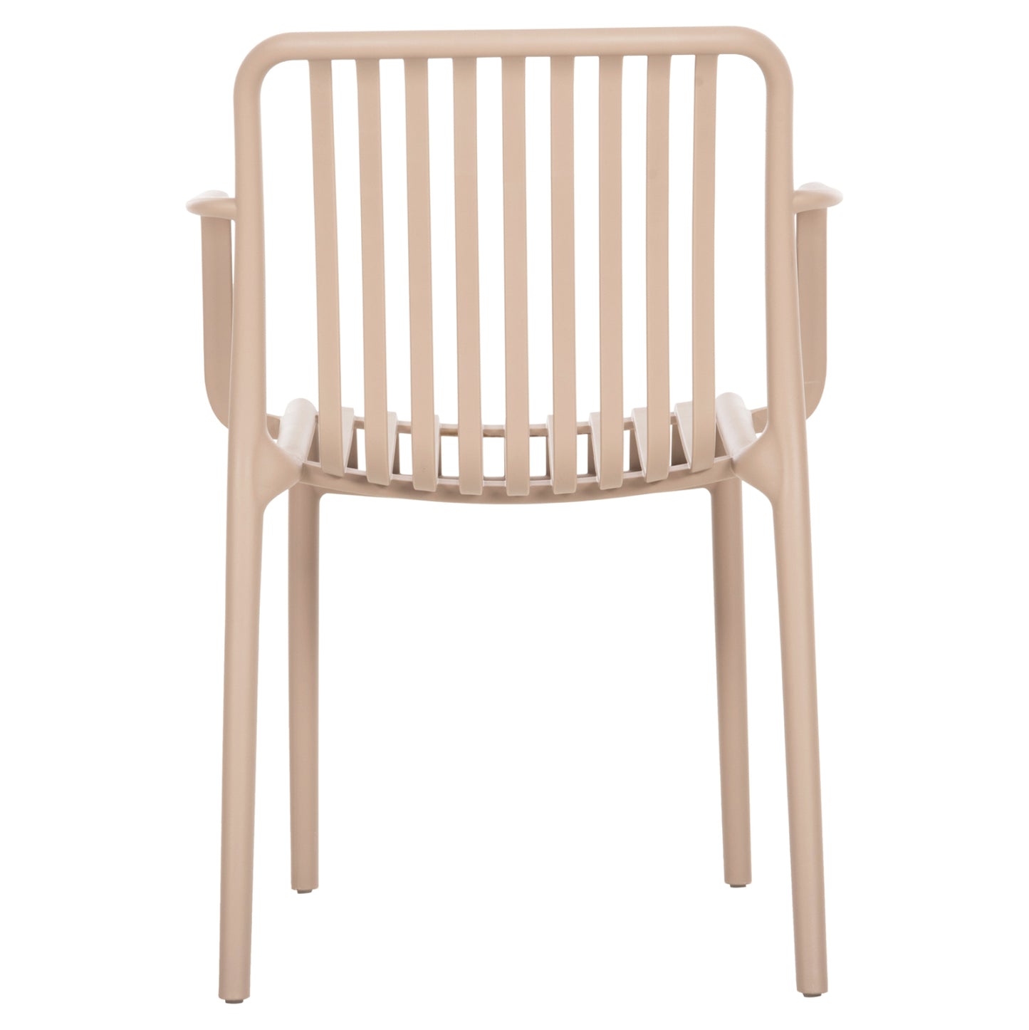 ARMCHAIR OUTDOOR CONVEE HM6105.04 POLYPROPYLENE IN CAPPUCCINO 55x56x79H cm.