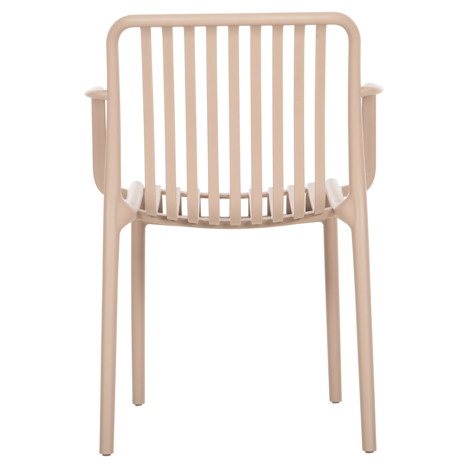 ARMCHAIR OUTDOOR CONVEE HM6105.04 POLYPROPYLENE IN CAPPUCCINO 55x56x79H cm.