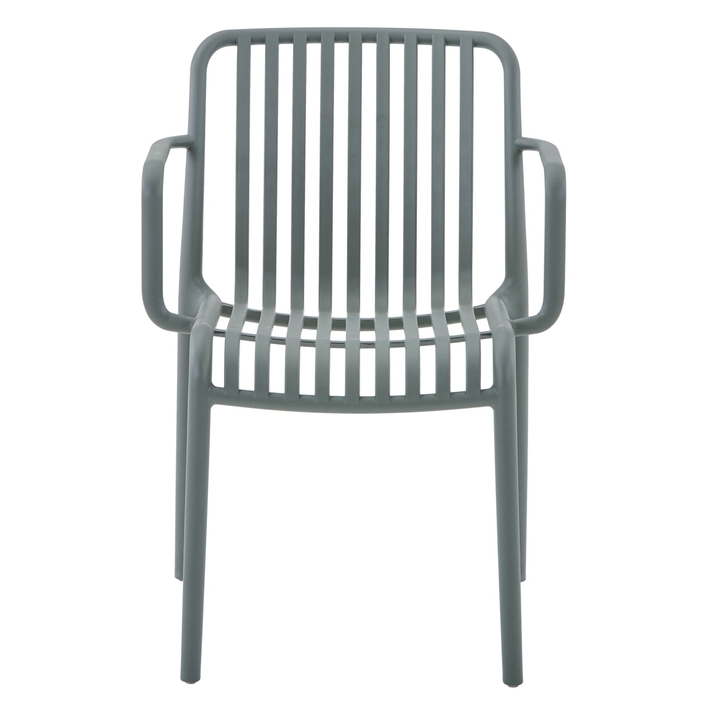 ARMCHAIR OUTDOOR CONVEE HM6105.07 POLYPROPYLENE IN DARK OLIVE 55x56x79H cm.