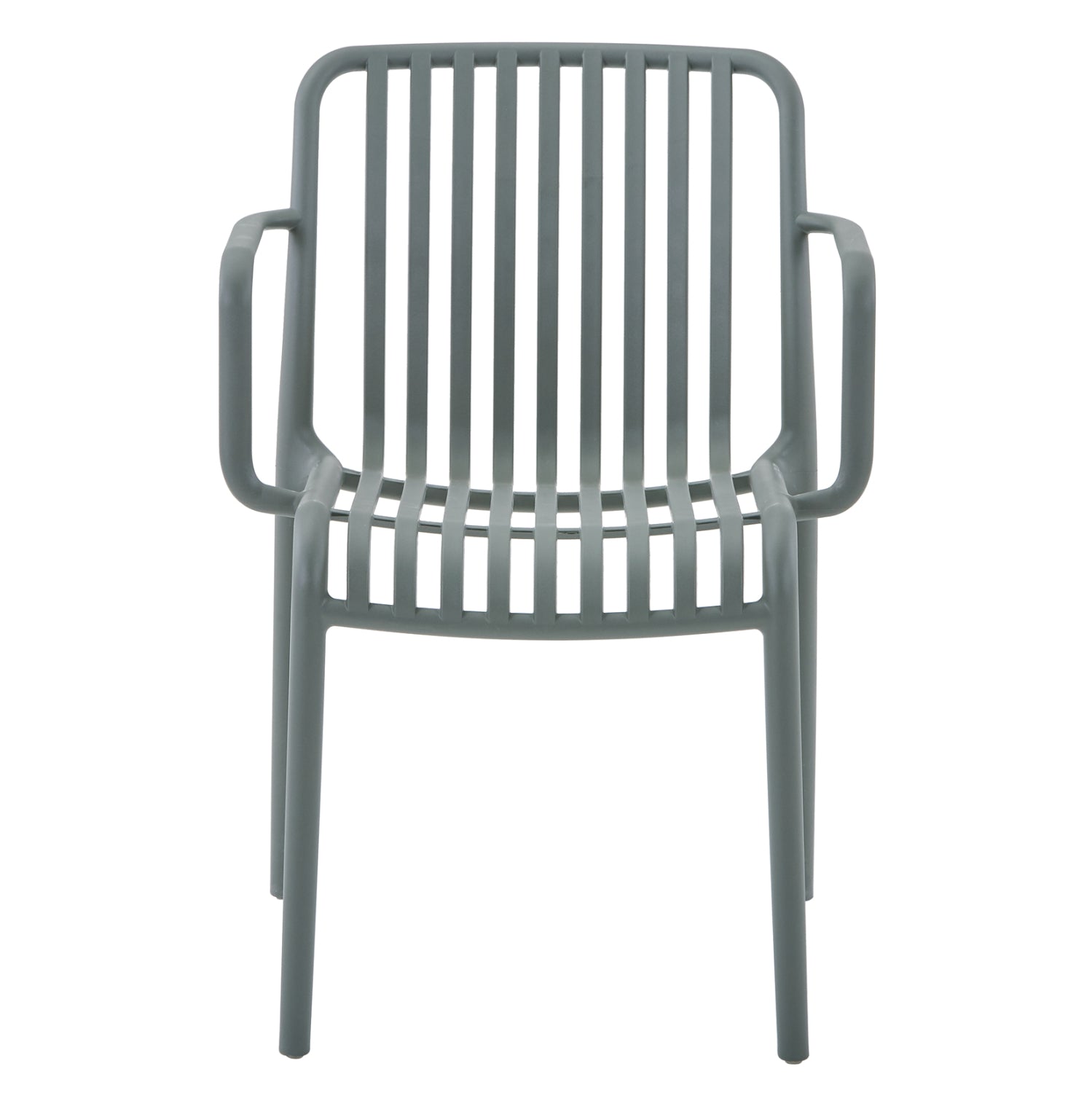 ARMCHAIR OUTDOOR CONVEE HM6105.07 POLYPROPYLENE IN DARK OLIVE 55x56x79H cm.