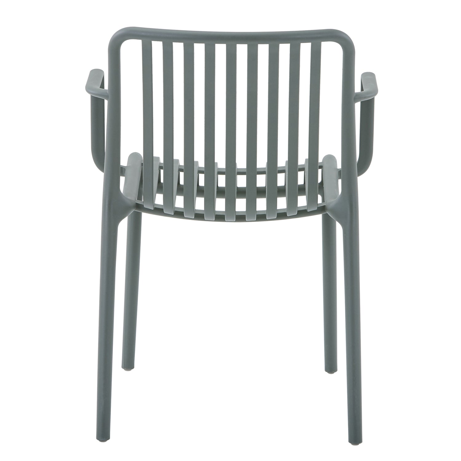 ARMCHAIR OUTDOOR CONVEE HM6105.07 POLYPROPYLENE IN DARK OLIVE 55x56x79H cm.
