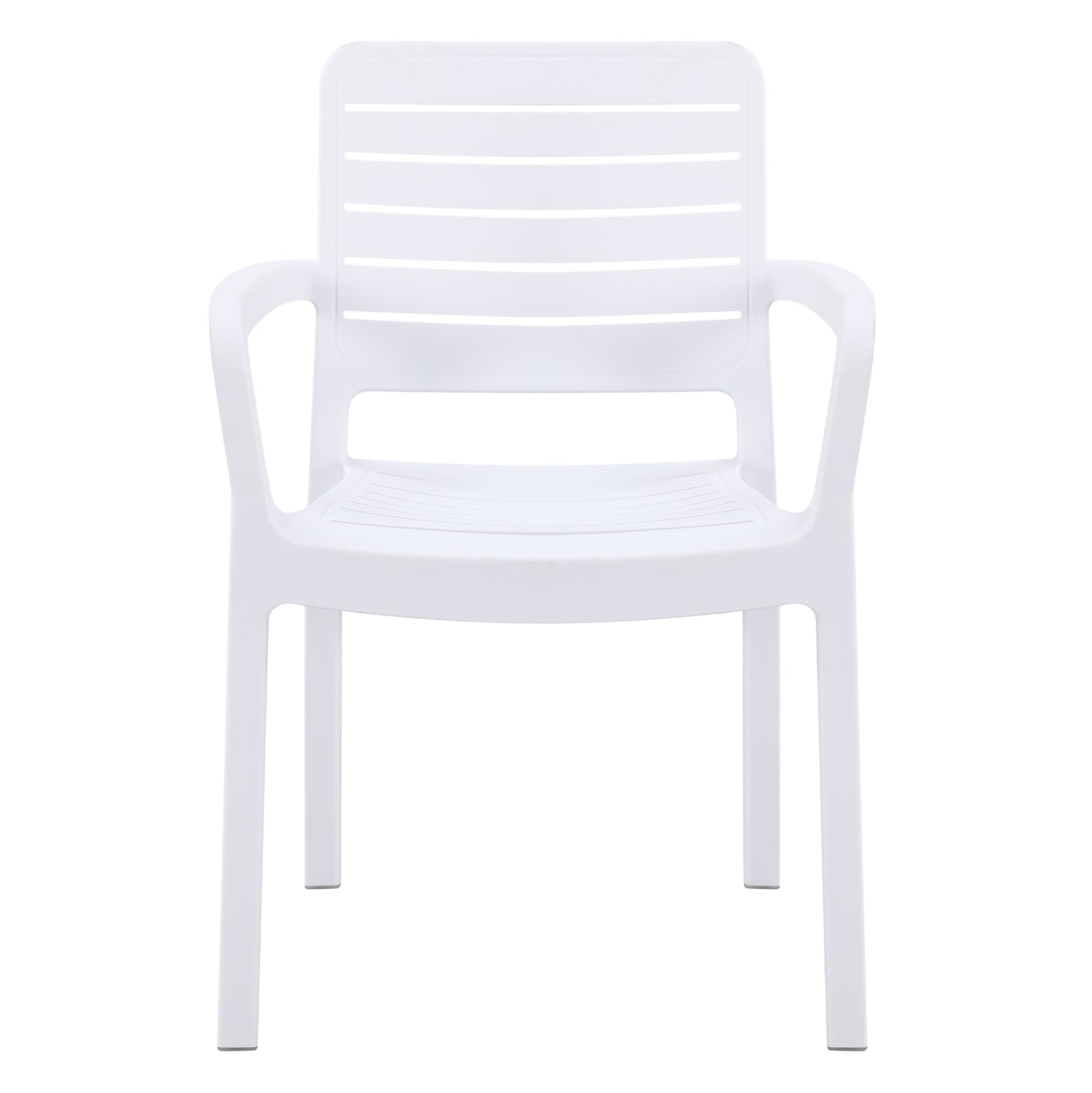 ARMCHAIR OUTDOOR FLAN HM6369.01 POLYPROPYLENE IN WHITE 57x56x82.5H cm.