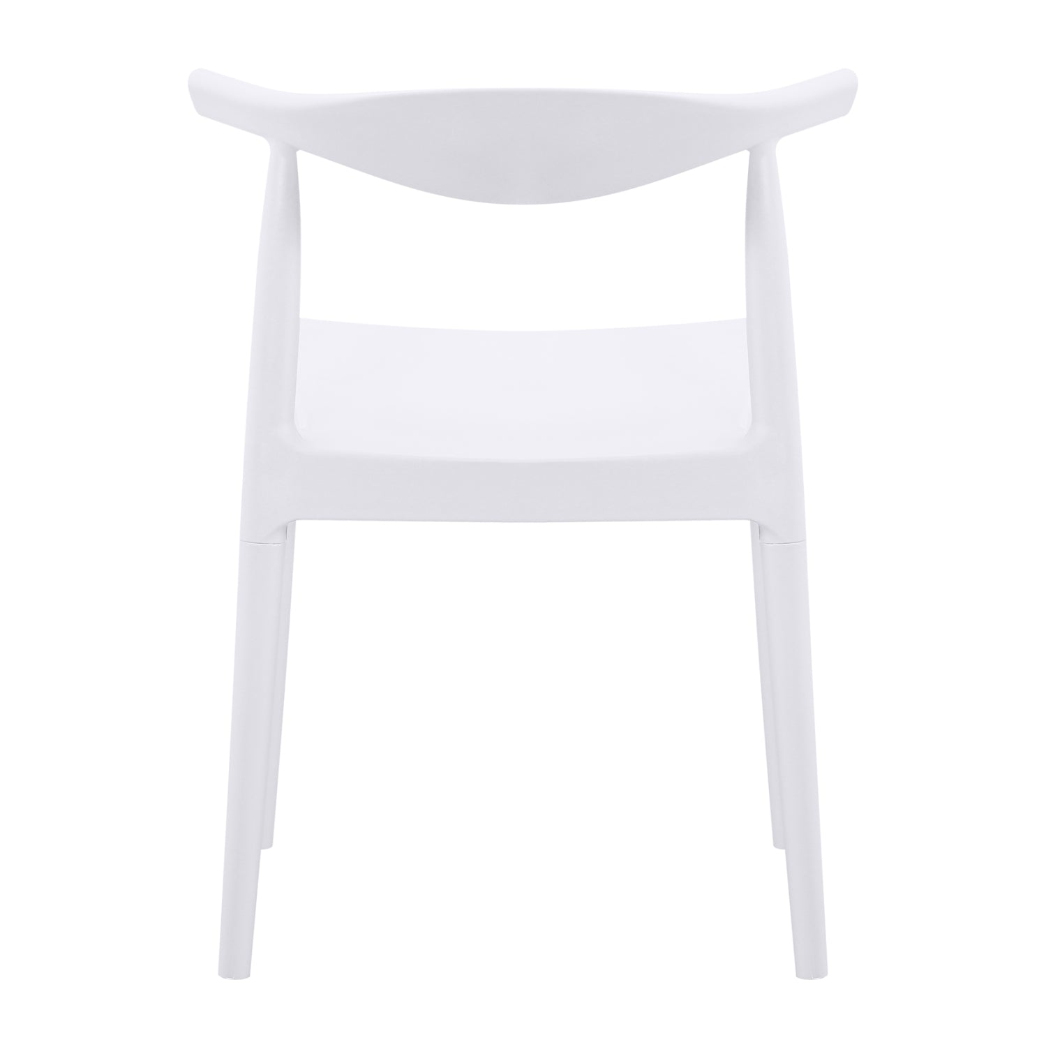 OUTDOOR DINING CHAIR ALOR HM6624.01 POLYPROPYLENE IN WHITE 47x55x74.5Hcm.