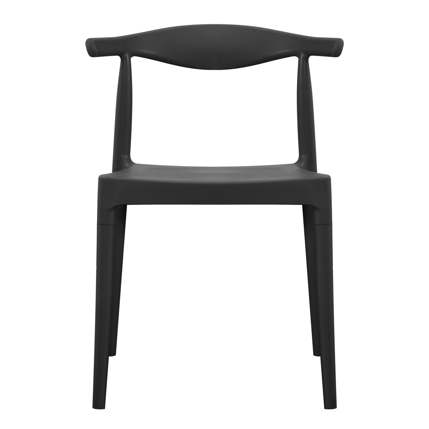 OUTDOOR DINING CHAIR ALOR HM6624.02 POLYPROPYLENE IN BLACK 47x55x74.5Hcm.