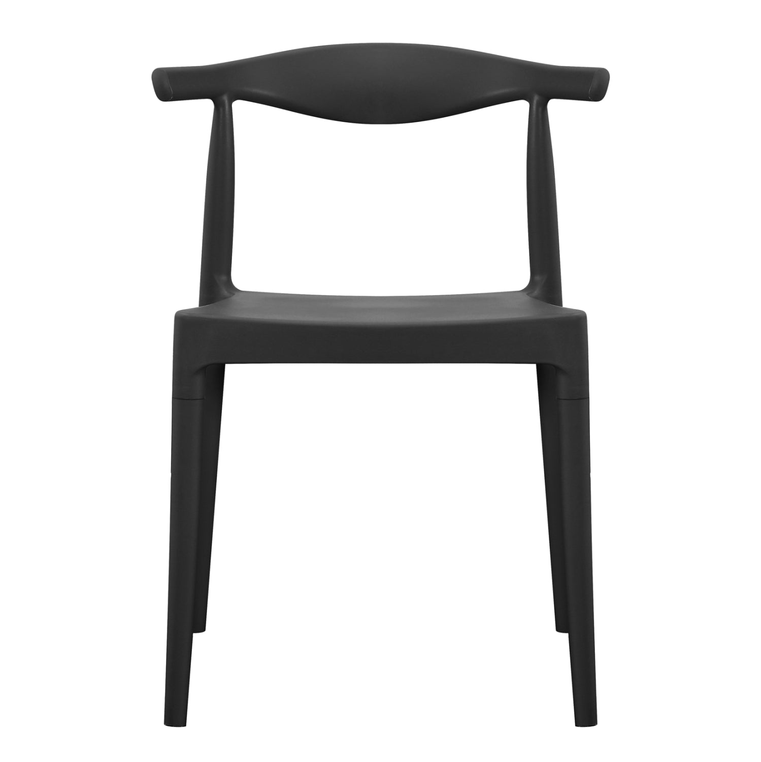 OUTDOOR DINING CHAIR ALOR HM6624.02 POLYPROPYLENE IN BLACK 47x55x74.5Hcm.