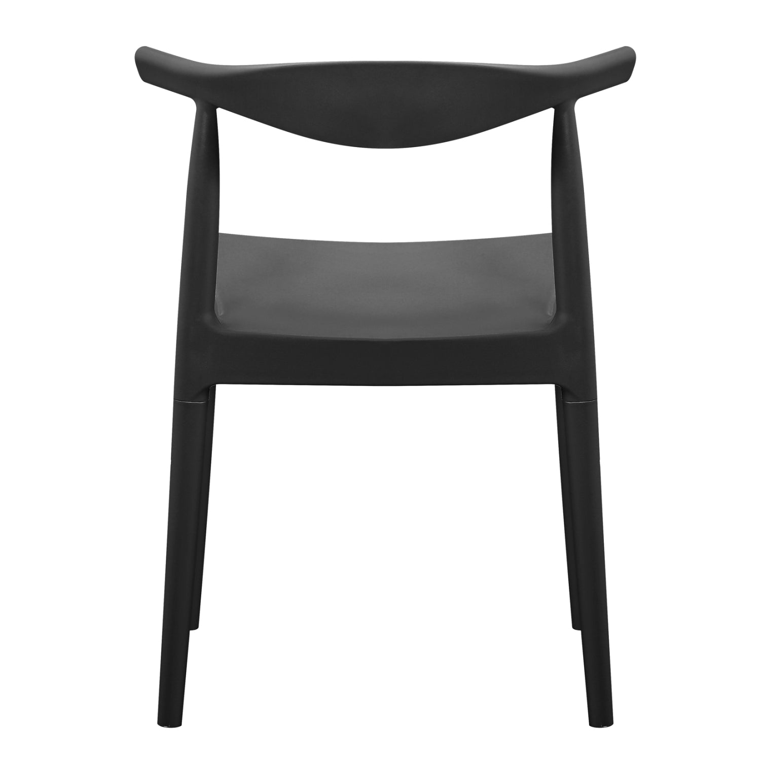 OUTDOOR DINING CHAIR ALOR HM6624.02 POLYPROPYLENE IN BLACK 47x55x74.5Hcm.