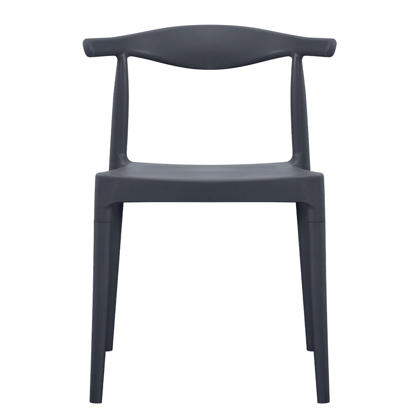OUTDOOR DINING CHAIR ALOR HM6624.03 POLYPROPYLENE IN GREY 47x55x74.5Hcm.