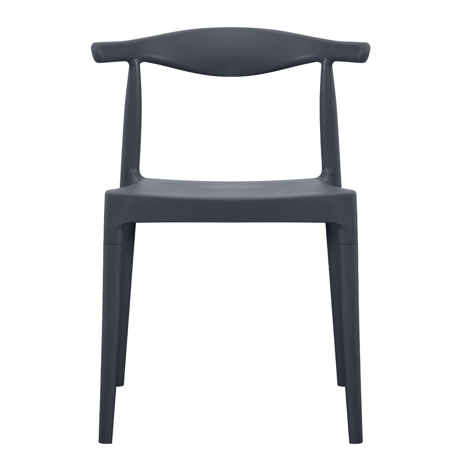 OUTDOOR DINING CHAIR ALOR HM6624.03 POLYPROPYLENE IN GREY 47x55x74.5Hcm.